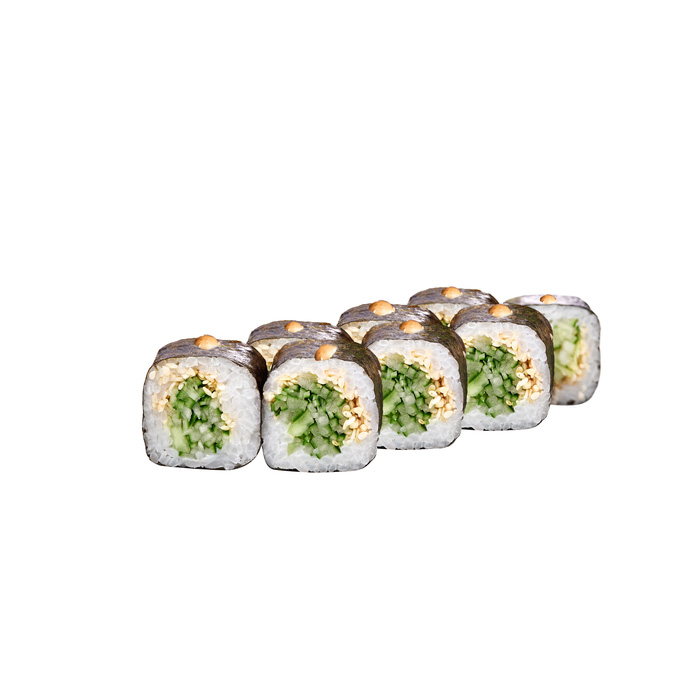 Maki with cucumber and sesame