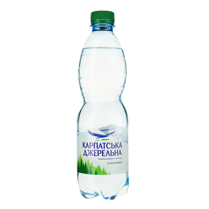 Carpathian spring sparkling water — 0.5 l