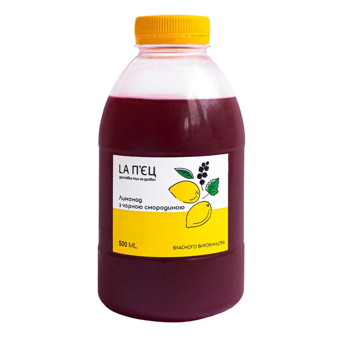 Lemonade with blackcurrant — 0,5 L