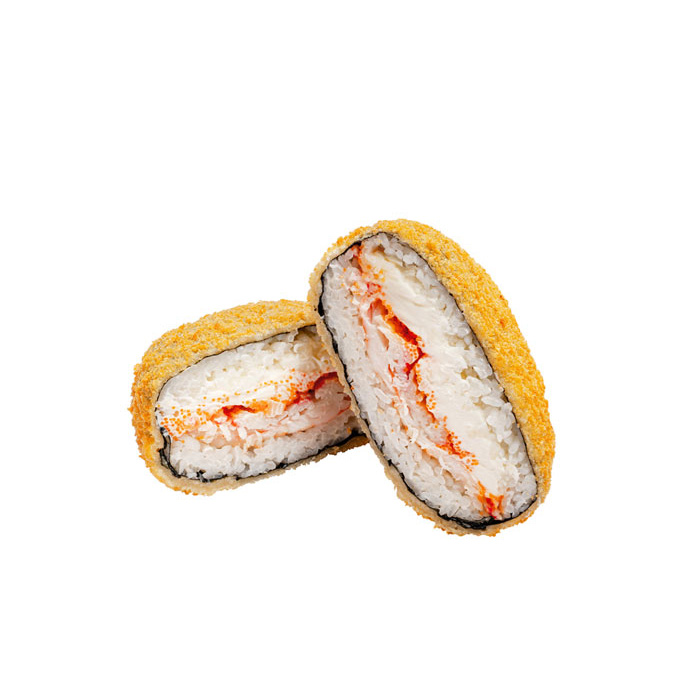 Sushi burger with shrimp