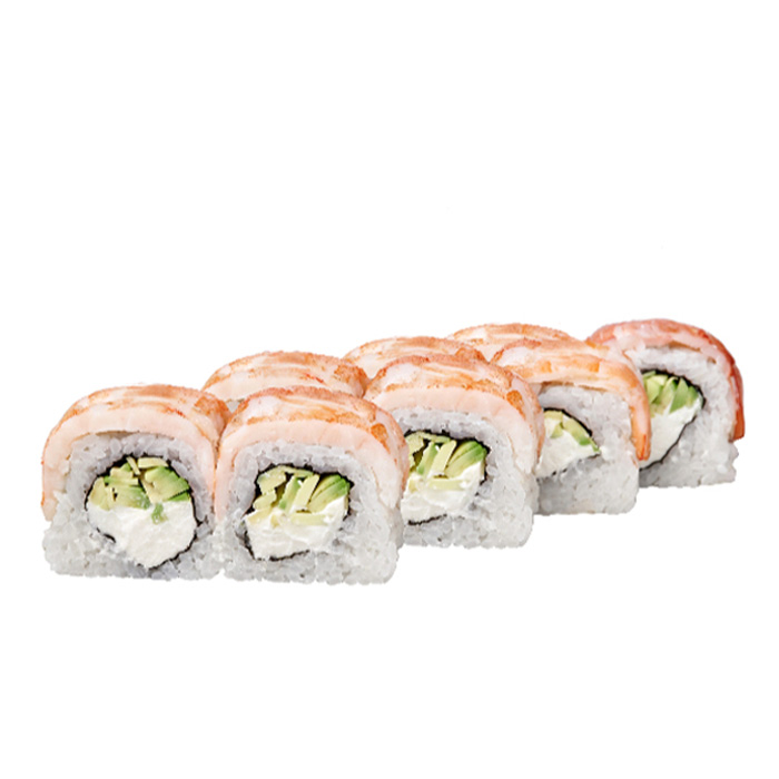 Philadelphia with shrimp