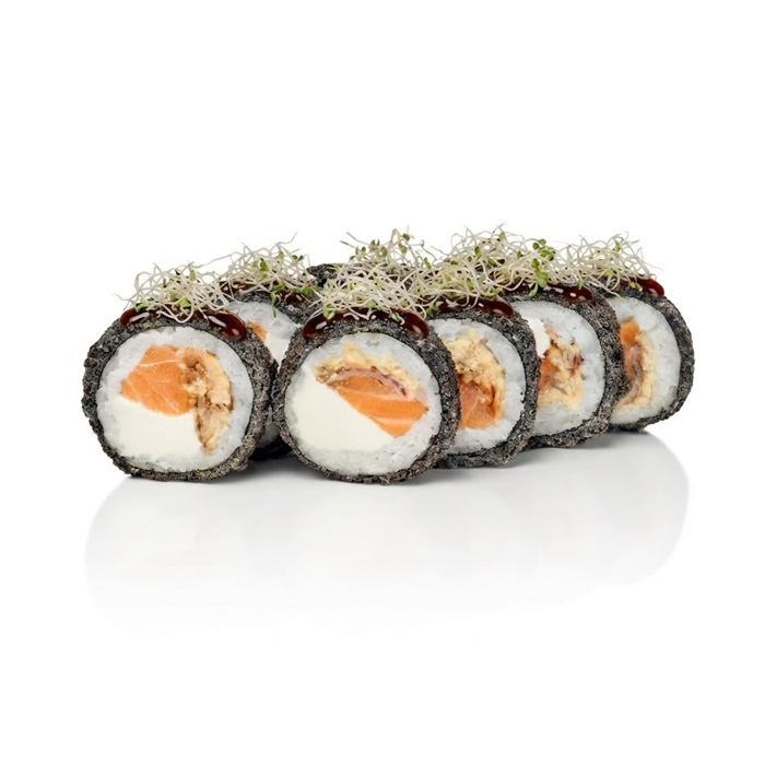 Banzai with eel and salmon