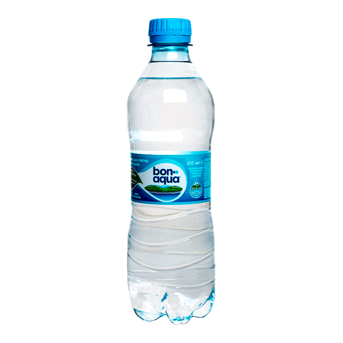 Water BonAqua non-carbonated — 0,5 L