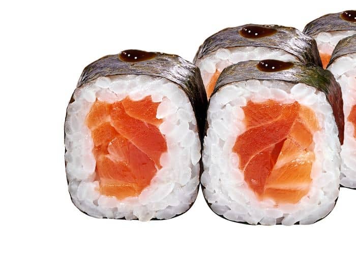 Maki with smoked salmon