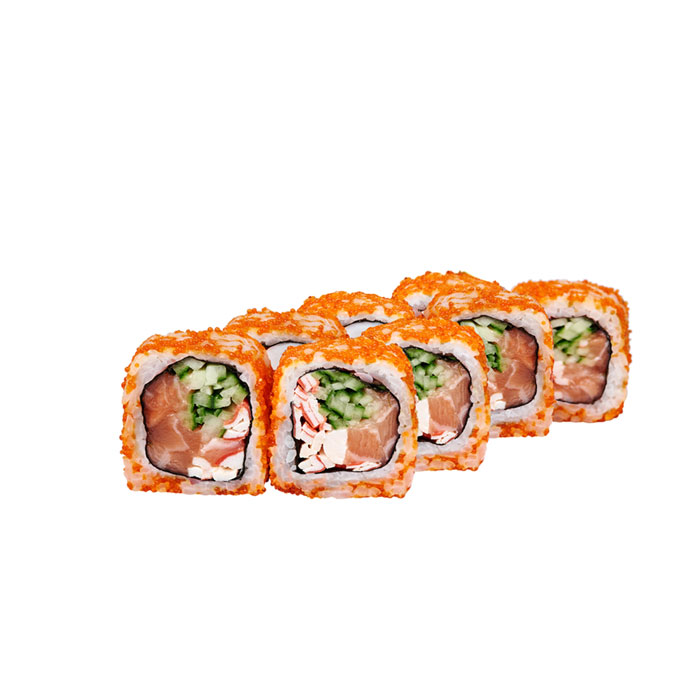 California with salmon