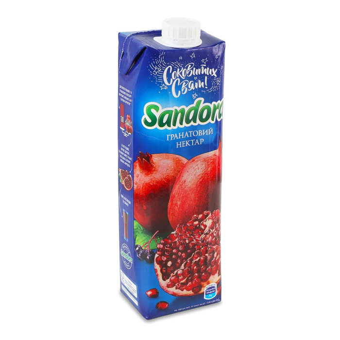 Pomegranate nectar, 0,95 l, TM "Sandora"