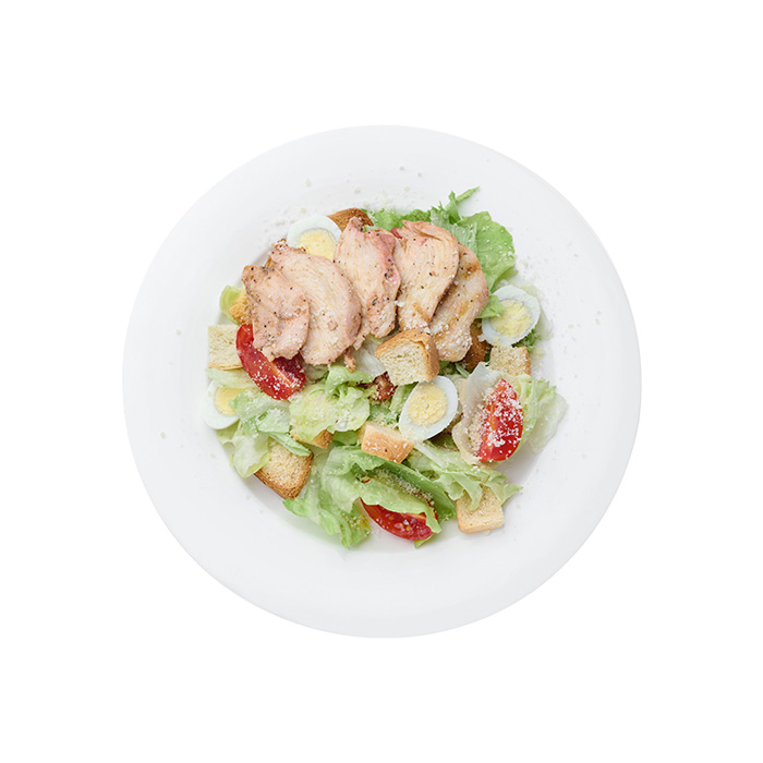 Caesario with chicken