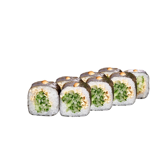 Maki with cucumber and sesame