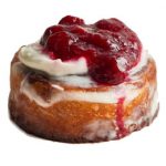 Cinnabon with cherries