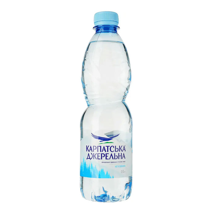 Carpathian spring water, still — 0.5 L