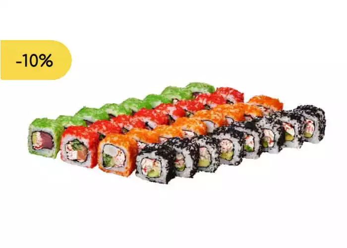 ☰ Sushi Set Philadelphia price from 525 UAH to order delivery in the city  of Kiev