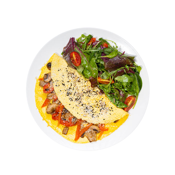 Frittata with vegetables