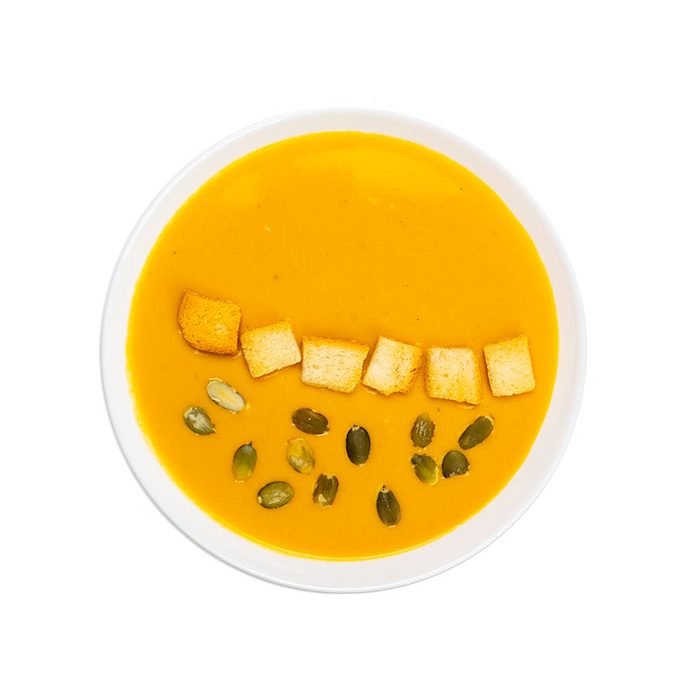 Pumpkin puree soup