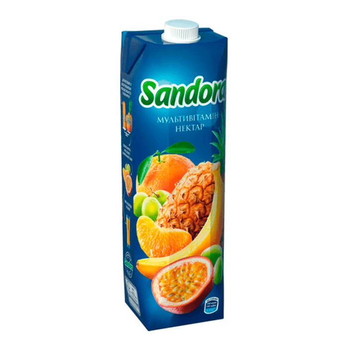 Мультивітамін нектар, 0,95 л, ТМ "Sandora"