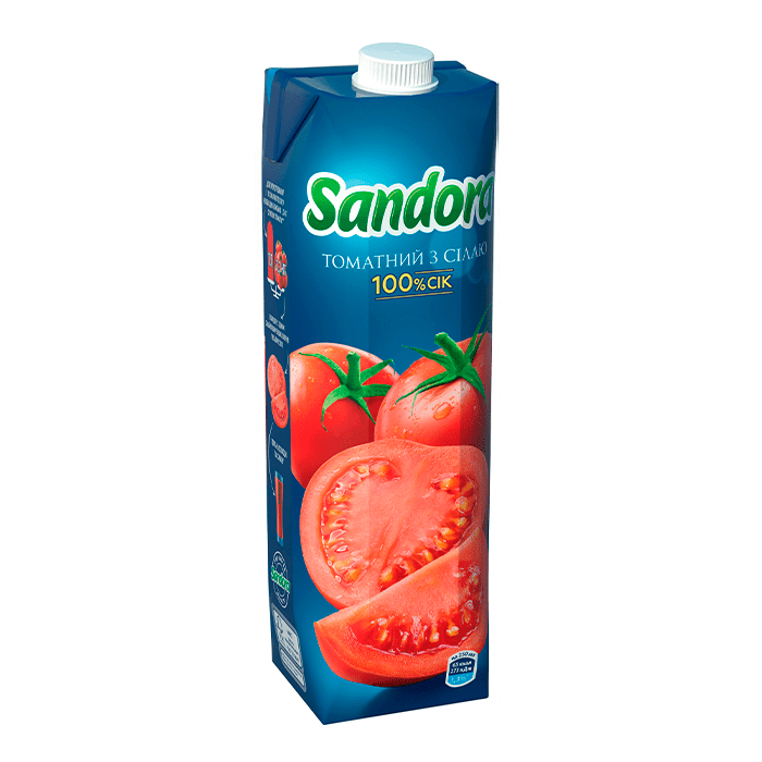 Томатний сік, 0,95 л, ТМ "Sandora"