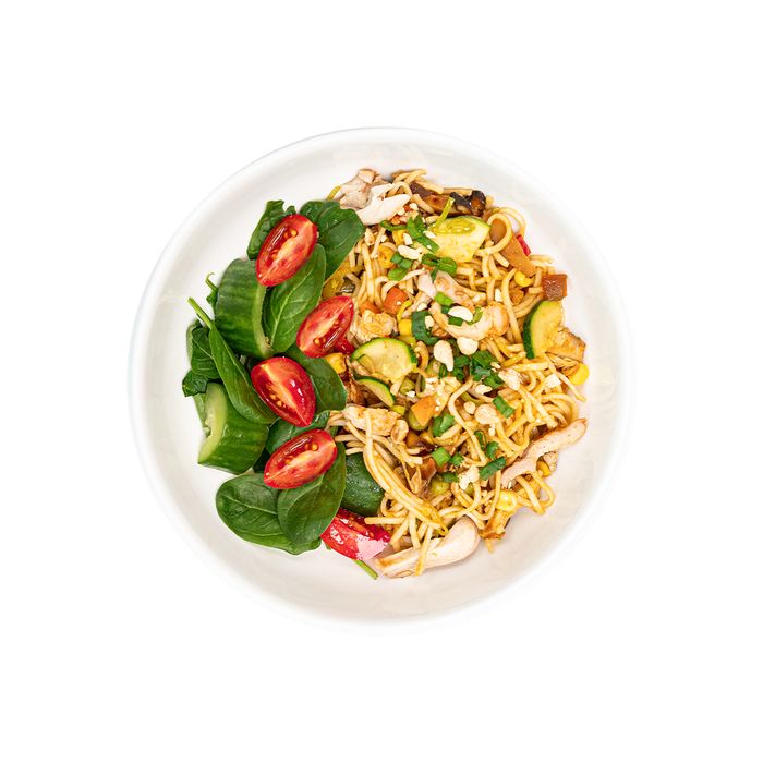 Noodles with chicken