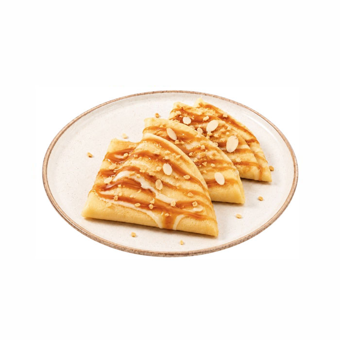 Pancakes with Creamy Caramel Sauce
