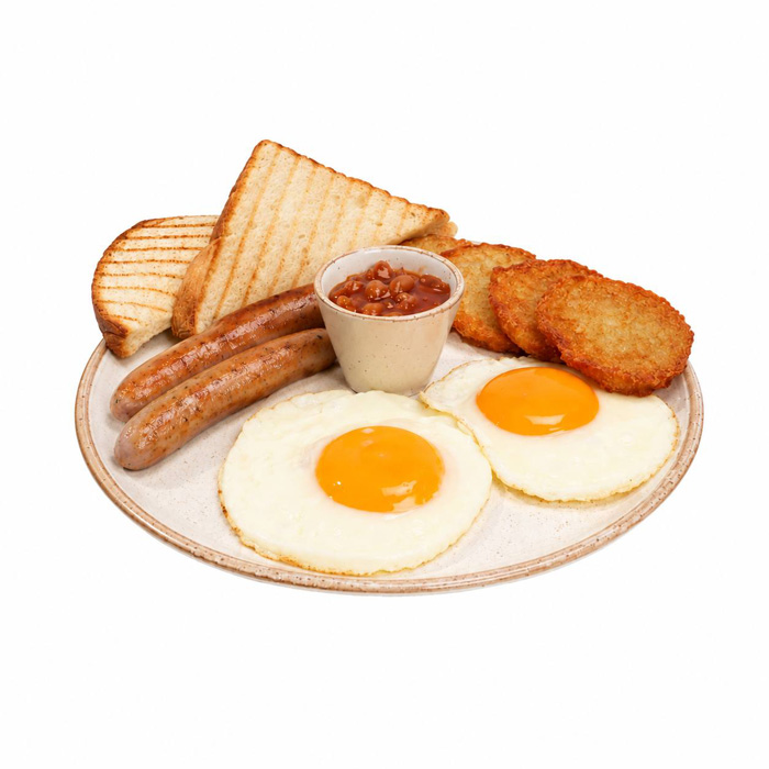Breakfast with Potato Pancakes