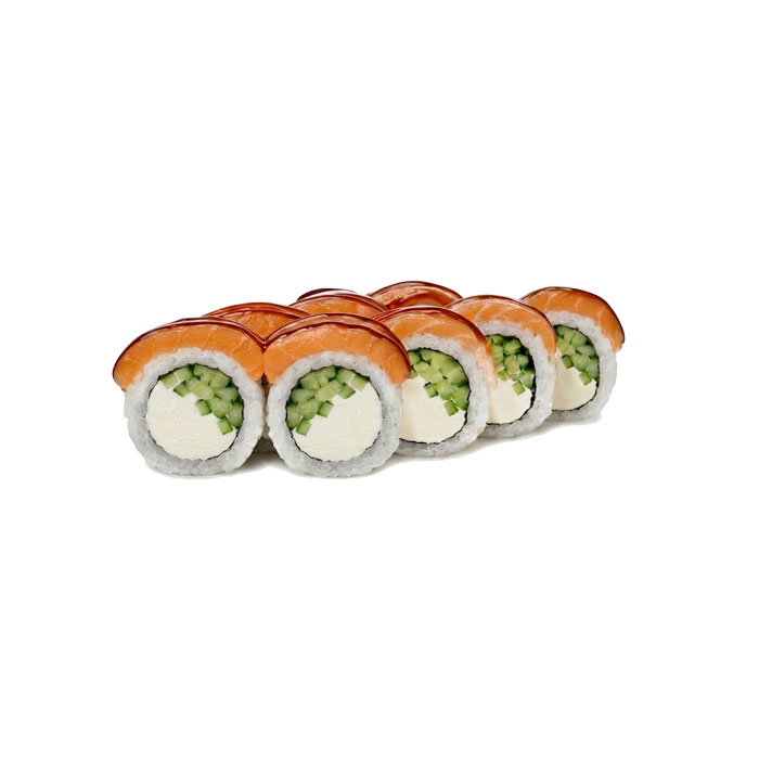 Philadelphia with salmon